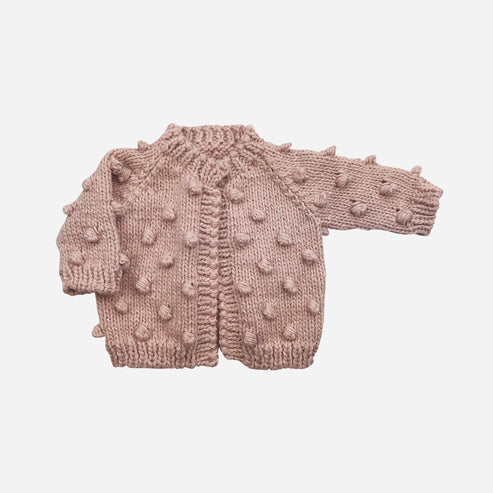 Popcorn Cardigan, Blush by The Blueberry Hill
