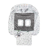 preferred shopping cart and high chair cover in koala by boppy