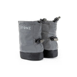 Baby Puffer Booties - Silver by Stonz