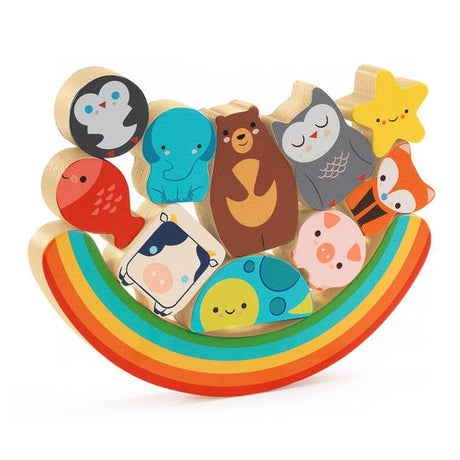 Puzz & Boom Rainbow Wooden Puzzle by Djeco