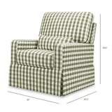 Namesake Crawford Pillowback Comfort Swivel Glider