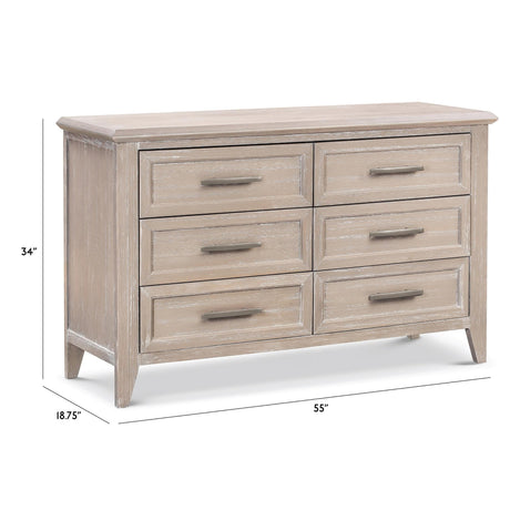 Monogram by Namesake Barrow 6-Drawer Double Dresser