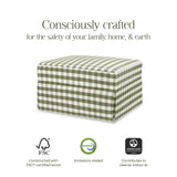 Namesake Crawford Gliding Ottoman