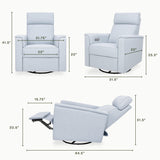 Namesake Willa Plus Power Glider Recliner + Power Headrest