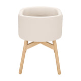 M26834GYLB,Babyletto,babyletto x GATHRE Capsule Bassinet in Ivory