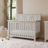 Monogram by Namesake Emory Farmhouse 4-in-1 Convertible Crib