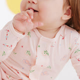 rodeo drive pink modal magnetic parent favorite footie by magnetic me