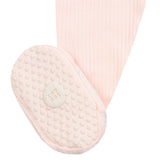 Rosie Ribbed Zipper Footie by Lou Lou & Company