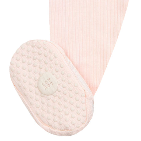 Rosie Ribbed Zipper Footie by Lou Lou & Company