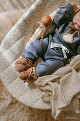 Organic Cotton Morgan Track Pant - Smoke by Jamie Kay