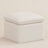 Babyletto Cali Storage Ottoman in Eco-Performance Fabric | Water Repellent & Stain Resistant