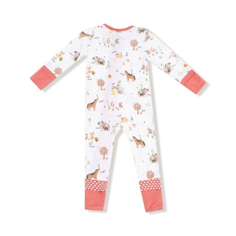 Angel Dear Farm Sounds 2-Way Zipper Romper
