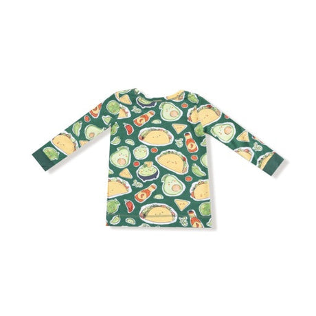 Angel Dear Happy Tacos Long Sleeve Loungewear Set