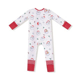 Angel Dear Vintage Santas 2-Way Zipper Romper