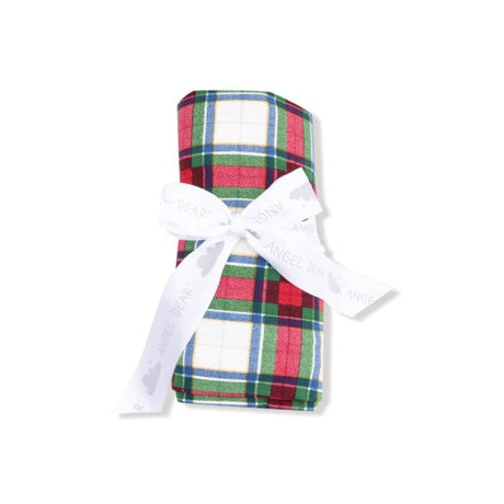 Angel Dear Holiday Plaid Swaddle Blanket