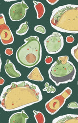 Angel Dear Happy Tacos Long Sleeve Loungewear Set