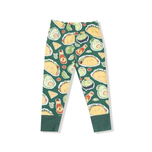 Angel Dear Happy Tacos Long Sleeve Loungewear Set