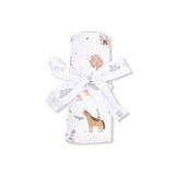 Angel Dear Farm Sounds Swaddle Blanket