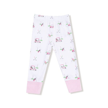Baby Golf Carts Pink L/S Loungewear Set by Angel Dear