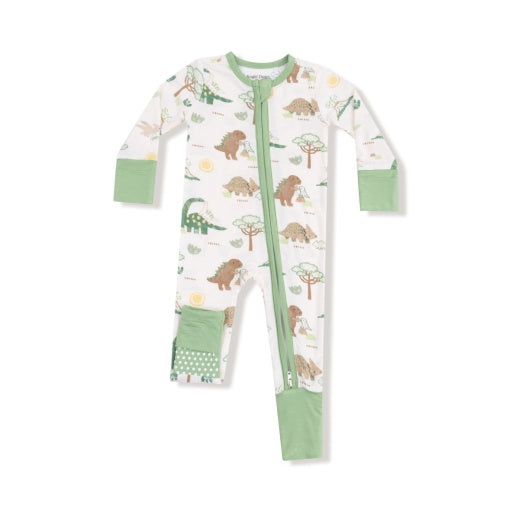 Angel Dear Baby Love Dinos 2-Way Zipper Romper