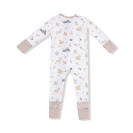 Angel Dear Woodland Babies 2-Way Zipper Romper