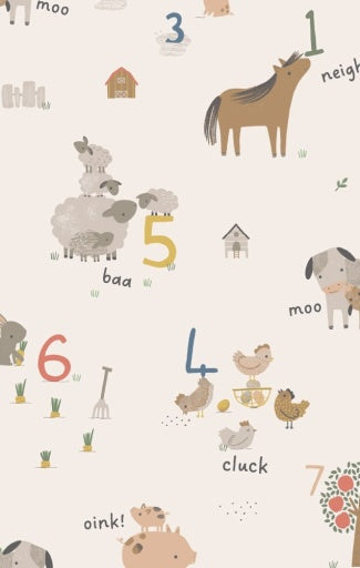 Angel Dear Farm Sounds Swaddle Blanket