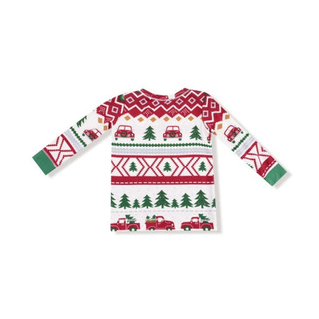 Red Truck Fair Isle L/SLoungewear Set by Angel Dear