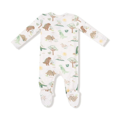 Angel Dear Baby Love Dinos 2-Way Zipper Footie