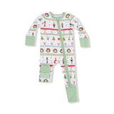 Angel Dear Nutcracker Fair Isle  2-Way Zipper Romper