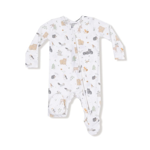 Angel Dear Woodland Babies 2-Way Zipper Footie