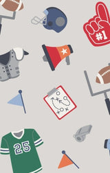 Angel Dear Game Day Grey Long Sleeve Loungewear Set