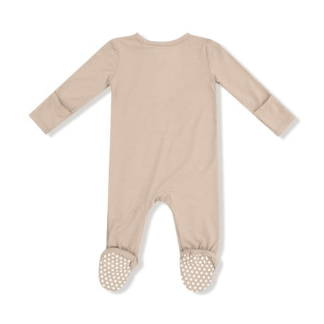 Angel Dear Basics Smoke Gray 2-Way Zipper Footie