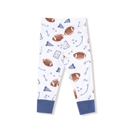 Angel Dear Touchdown Time Navy Long Sleeve Loungewear Set