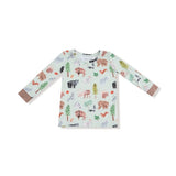 Angel Dear American Woodland Animals Long Sleeve Loungewear Set