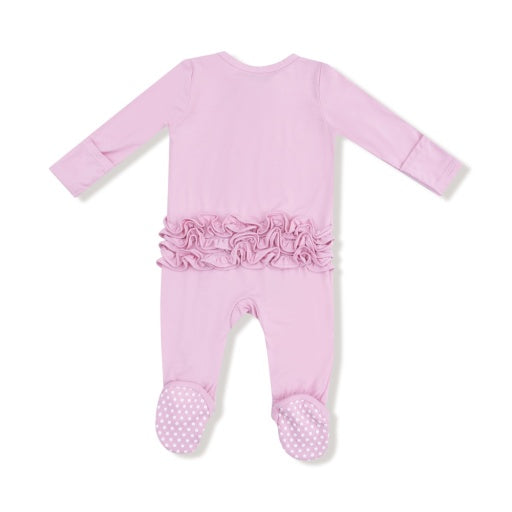 Angel Dear Basics Romance Rose 2-Way Zipper Footie