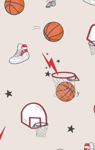 Basketball Uni- 2-Way Zipper Romper by Angel Dear