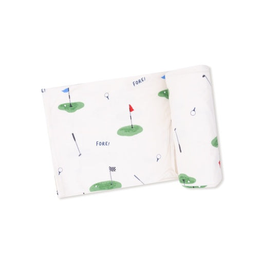 Angel Dear All Fore Golf  Swaddle Blanket