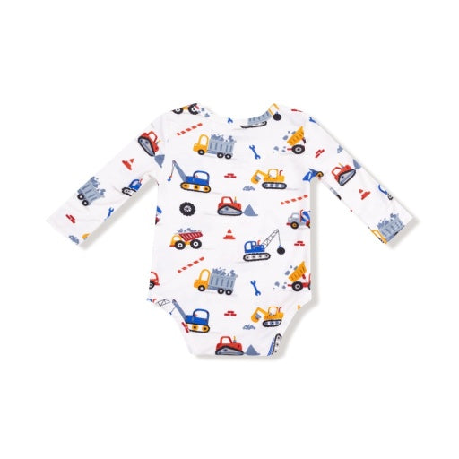 Angel Dear Crayon Construction Lap Shoulder Bodysuit