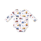 Angel Dear Crayon Construction Lap Shoulder Bodysuit