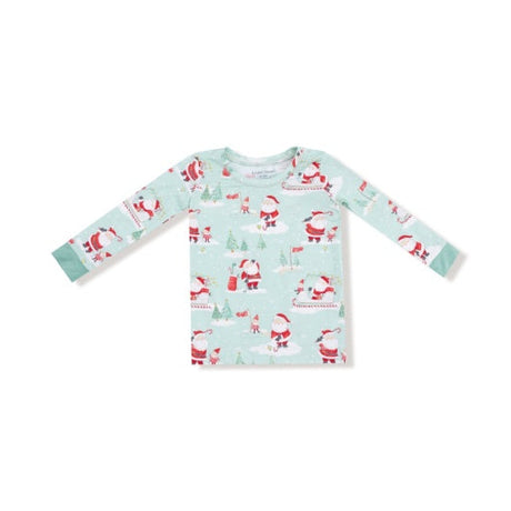 Golfing Santa and Elves Long Sleeve Loungewear Set by Angel Dear
