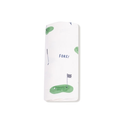 Angel Dear All Fore Golf  Swaddle Blanket