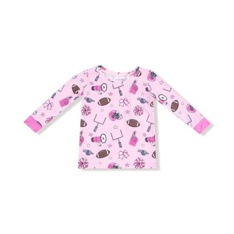 Game Day Pink Long Sleeve Loungewear Set by Angel Dear