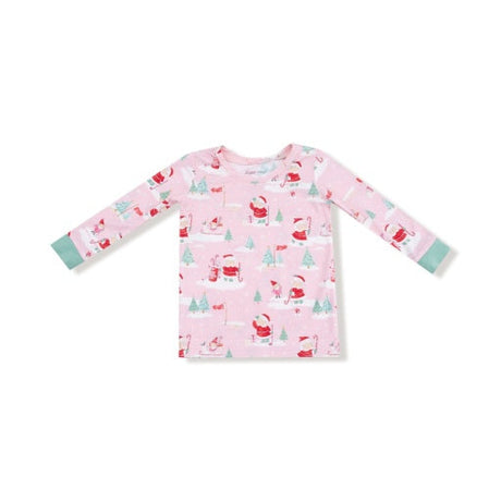 Golfing Mrs. Claus and Elves Long Sleeve Loungewear Set by Angel Dear