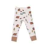 Angel Dear Sweet Brown Bears Long Sleeve Loungewear Set