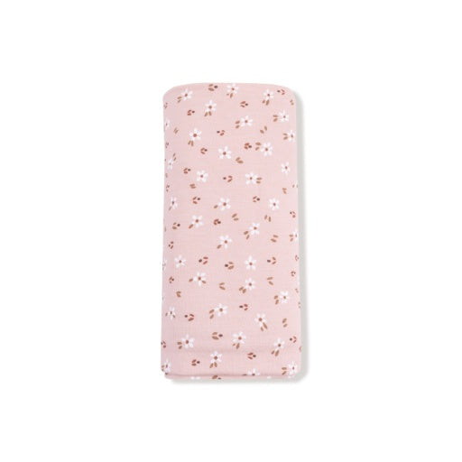 Angel Dear Carrie Floral Pink Bamboo Swaddle Blanket