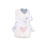 Angel Dear Hearts Modal Rib Swaddle Blanket