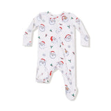 Angel Dear Vintage Santas 2-Way Zipper Footie