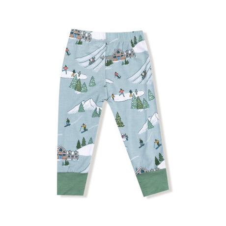 Winter Fun Skiers Long Sleeve Loungewear Set by Angel Dear
