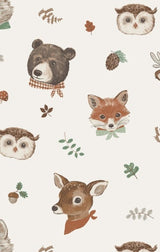 Angel Dear Woodland Animal Faces Long Sleeve Loungewear Set