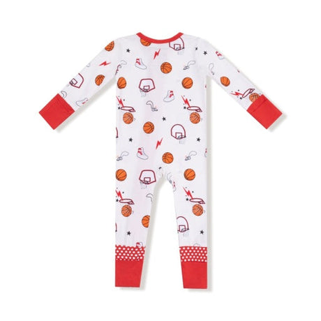 Angel Dear Basketball Uni- 2-Way Zipper Romper